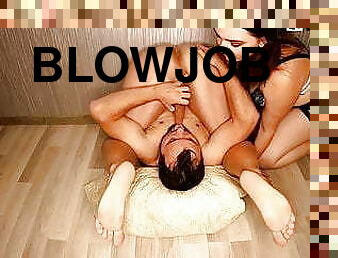 The first video in the world! The guy gives himself a blowjob