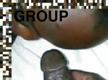 clítoris, orgía, gangbang, sexo-en-grupo, trío, bisexual, africano, polla, chupando