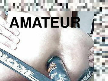 mager, amatør, anal, legetøj, bøsse, webcam