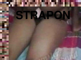 strapon, isteri, amateur, matang, milfs, buatan-sendiri, ibu, suami, kasar