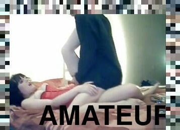 amatör, hardcore, brittisk, underkläder, brunett