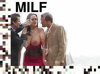 anal, milf, trekant, dobbel, penetrering