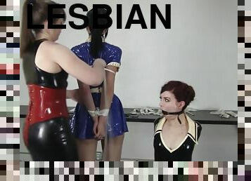 lesbo-lesbian, bdsm, kolmisin, fetissi, lateksi