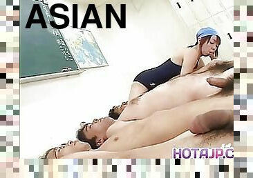 asyalı, büyük-göğüsler, kıllı, oral-seks, üstüneyüzüne-boşalma, japonca, grup-sex, yüzle-ilgili, vajina, memeler