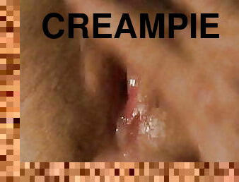 creampie-ejakulasi-di-dalam-vagina-atau-anus-dan-keluarnya-tetesan-sperma, perancis, wanita-gemuk-yang-cantik, sperma