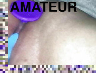 cul, masturbation, chatte-pussy, amateur, anal, belle-femme-ronde, butin, américaine, serrée, gode