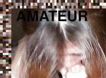 amateur, ejaculation, attrapée