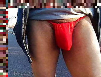 N2n Red Pocket Thong