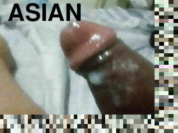 asiatique, masturbation, interracial, gay, branlette, black, ejaculation, américaine, solo, ours