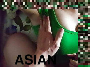 asiatic, fisting, masturbare-masturbation, nevasta, laba, cu-degetelul, stimulare-cu-piciorul