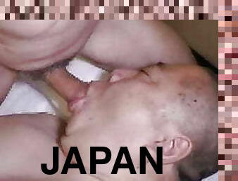 asiático, pai, gordo, velho, anal, pénis-grande, gay, japonesa, punheta, bbw