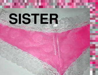 My Sisters Hot Pink Mesh Victorias Secret Cheekster Panty 