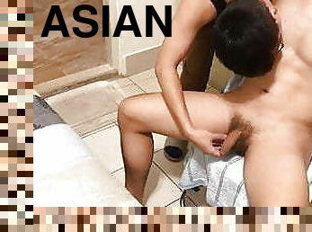 asiático, masturbación, orgasmo, polla-enorme, gay, paja, sadomasoquismo, pajeándose, musculada