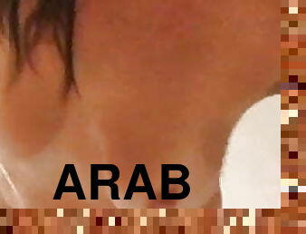 banhos, nudista, mulher-madura, caseiro, mãe, árabe, sozinho