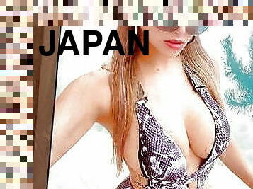 Japanese  Big tits IG model  Tomo  cum tribute