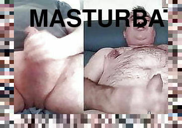 masturbação, gay, webcam, urso