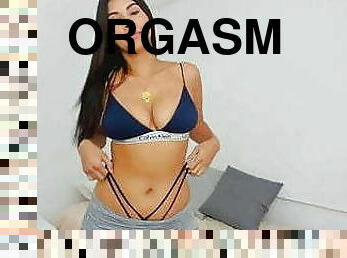 onani, orgasme, sprøjte, latiner, fingering, undertøj, webcam, smuk