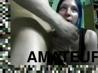 amador, punheta, webcam, pénis, chupando