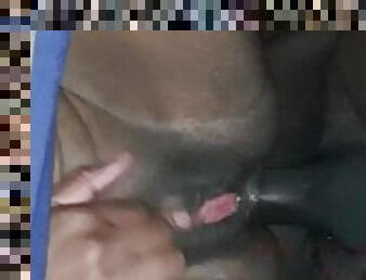 cul, levrette, chatte-pussy, amateur, anal, ébène, hardcore, maison, black, point-de-vue