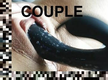 masturbation, orgasme, chatte-pussy, russe, giclée, amateur, hardcore, maison, couple, point-de-vue