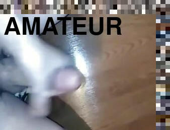 masturbation, amateur, énorme-bite, gay, branlette, secousses, collège, ejaculation, solo, minet