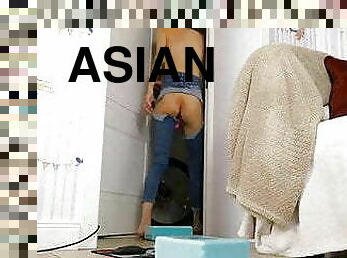 asiático, con-el-puño, masturbación, orgasmo, squirting, anal, juguete, locura, con-los-dedos, webcam
