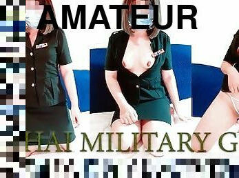 militær, asiatisk, pussy, amatør, babes, cumshot, creampie, par, lubben, thai