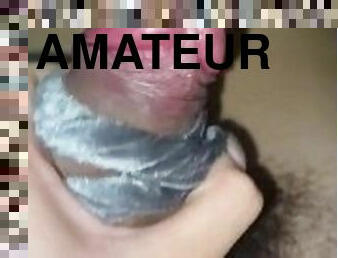 masturbation, amatör, gigantisk-kuk, par, verklighet, kuk