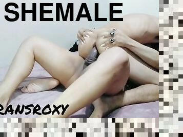 payudara-besar, waria-shemale, blowjob-seks-dengan-mengisap-penis, cumshot-keluarnya-sperma, penis-besar, cantik, penis