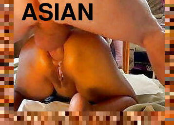 asiatisk, doggy, anal, eldre, blowjob, cumshot, besta, stor-pikk, milf, filipinsk