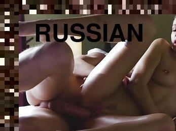 russo, pénis-grande, mulher-madura, punheta, garganta-funda, dedos, morena, pénis