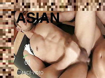 asiatiche, gay, inglese, muscolosi