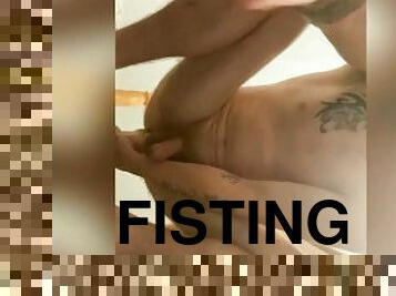 fisting, masturbation, amatör, anal, tonåring, leksak, ensam