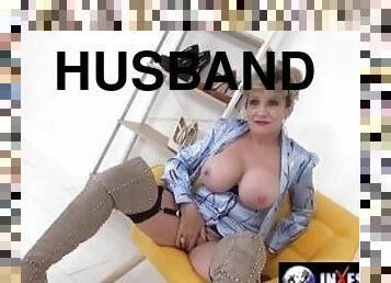 żona, amatorskie, dorosłe, mamuśki, gwiazda-porno, gangbang, mąż, blondynka, brytyjskie, rogacz