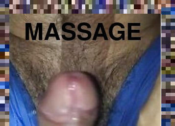 Hung Uncut edging massage precummer