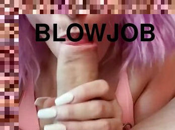 Filming Myself Giving a Blowjob