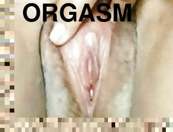 masturbation, gammal, orgasm, fitta-pussy, hemmagjord, fingerknull, 18år, äldre, afrikansk, brunett