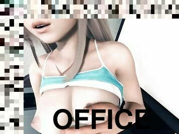 masturbare-masturbation, birou-office, public, pasarica, animatie, hentai, 3d