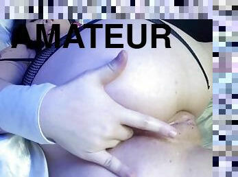 göt, mastürbasyon-masturbation, amatör, anal, genç, parmaklama, kıç-butt