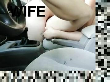 tricherie, enceintes, public, femme, amateur, belle-femme-ronde, joufflue, voiture, pute, cocu