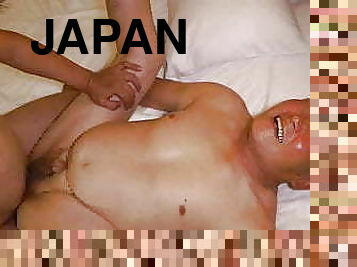 asiatisk, pappa, fet, gammal, smal, anal, avsugning, gigantisk-kuk, gay, japansk