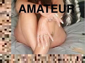 amateur, mature, maman, esclave, pieds, ejaculation, fétiche, fumer, femme-dominatrice, orteils