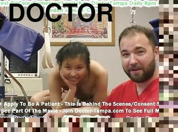 $CLOV Become Doctor Tampa & Give Gyno Exam To Bratty Raya Nguyen As Part Of Her University Physical!