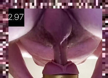 masturbation, amateur, ejaculation-sur-le-corps, jouet, ejaculation-interne, joufflue, fétiche, solo, boules