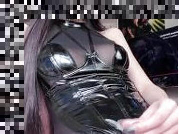 masturbation, amateur, énorme-bite, ados, jouet, fétiche, latex, goth, domination, bite