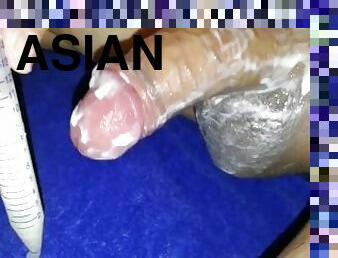 asia, mastubasi, cumshot-keluarnya-sperma, handjob-seks-dengan-tangan-wanita-pada-penis-laki-laki, sentakkan, sperma, ketat, besar-besaran, kecil-mungil-tiny, penis