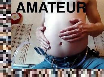 amateur, gay, joufflue, collège, fétiche, solo, douleur, musclé, jeans, minet