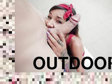 Kitty Carrera, Kitty Kim And J Mac In Sporty Teen Makes Love With Outdoors