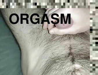 Edging my cock - precum - guy moaning and cumming hard!