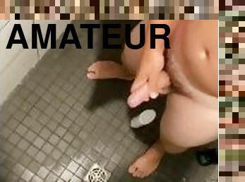 Masturbating before shower